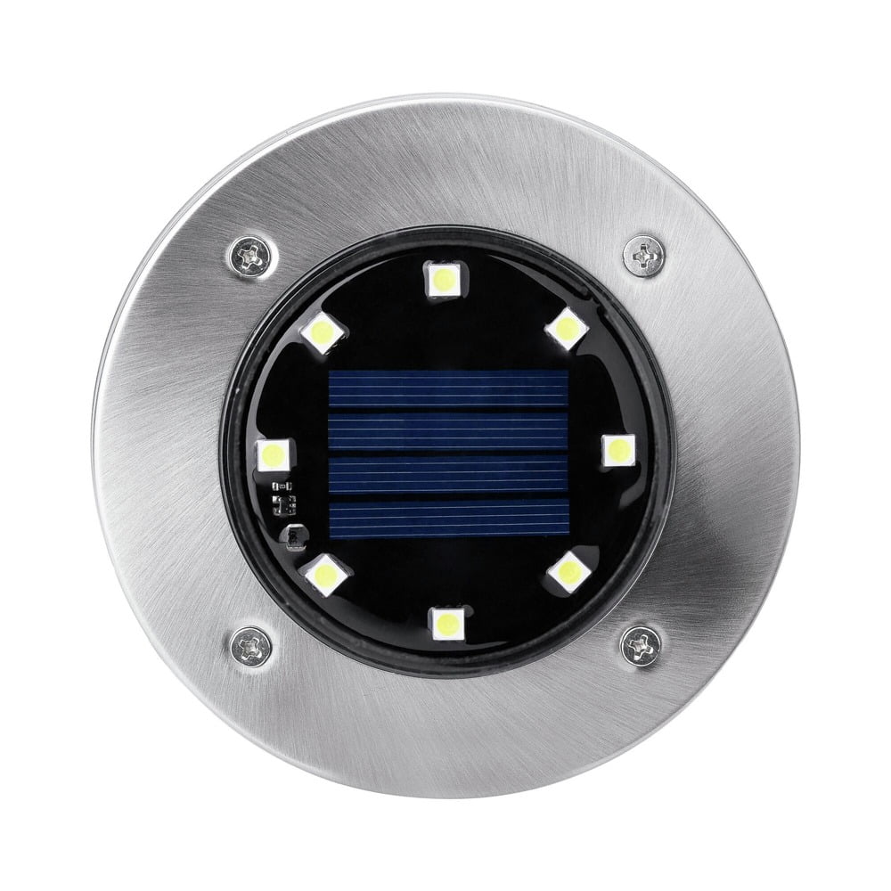 Black & Decker Outdoor Solar-Powered Disk Light (8/Pack)