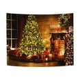 thumbnail image 2 of Harpily Christmas Background Fabric Studio Shot Christmas Pattern Photography Background Blanket, 2 of 3