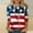 Navy, variant on Cavosen Independence Day T Shirt Women Petite Red White and Blue 3/4 Sleeve Crew Neck Shirts USA Star Striped Graphic Tops Lady XL Patriotic Casual T Shirts Independence Day Tunic Tees