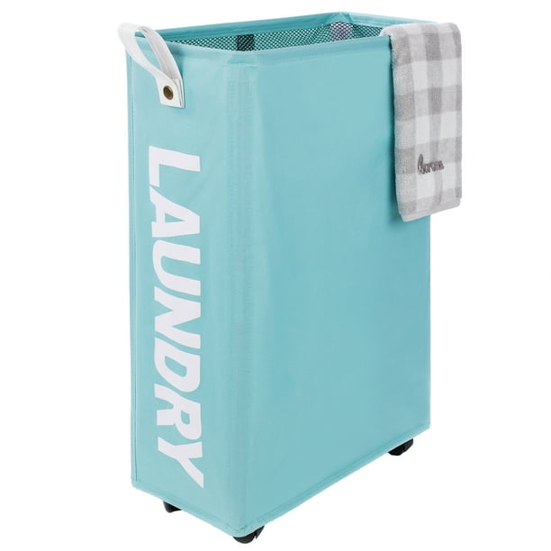 Caroeas Laundry Hamper, 22inch Slim Rolling Laundry Baskets Slim