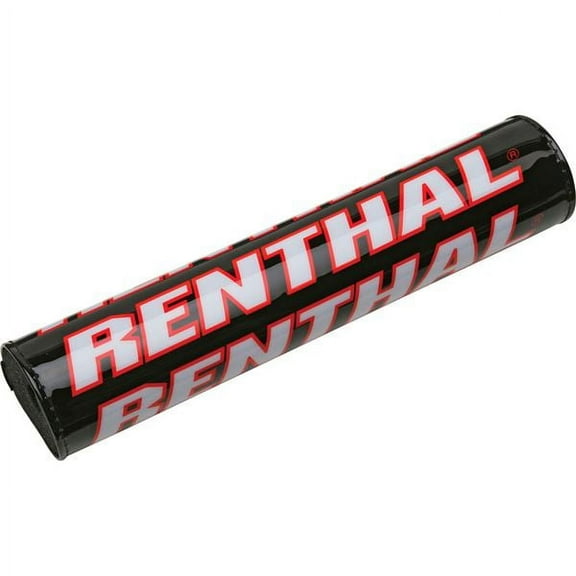 Renthal P261 Factory SX Crossbar Pad - Black/Red - 10"