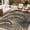 PD54-black&brown, variant on DEORAB 6'x9' Outdoor Rugs Waterproof Patio Lightweight Reversible Plastic Carpet Outside Camping Mat,Gray & White