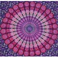 thumbnail image 4 of Gojian Handmade Indian hippie Bohemian Psychedelic Peacock Mandala Wall hanging College Dorm Beach Throws Table Cloth Bedding Tapestry, 4 of 6