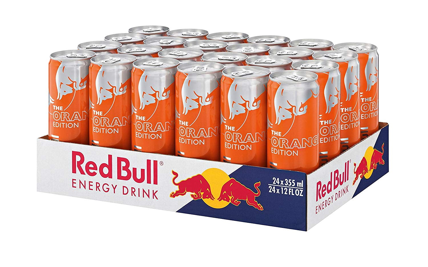 (24 Cans) Red Bull Energy Drink, Tangerine, 12 Fl Oz, Orange Edition