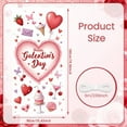 thumbnail image 2 of Heart-shaped Balloons Ladies Celebration Banner Red Gift Boxes Women's Party Display Lipstick Decor Pink Theme Girls' Gathering Backdrop for Women's Party Ladies' Gathering Girls' Night, 2 of 9