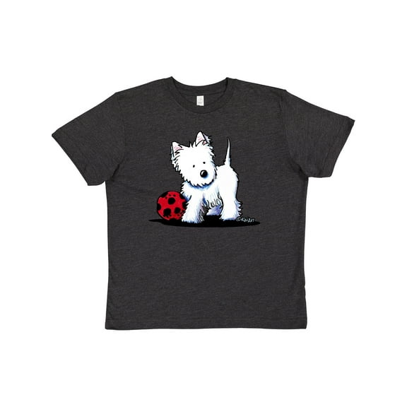 Inktastic Westie with Ball Youth T-Shirt