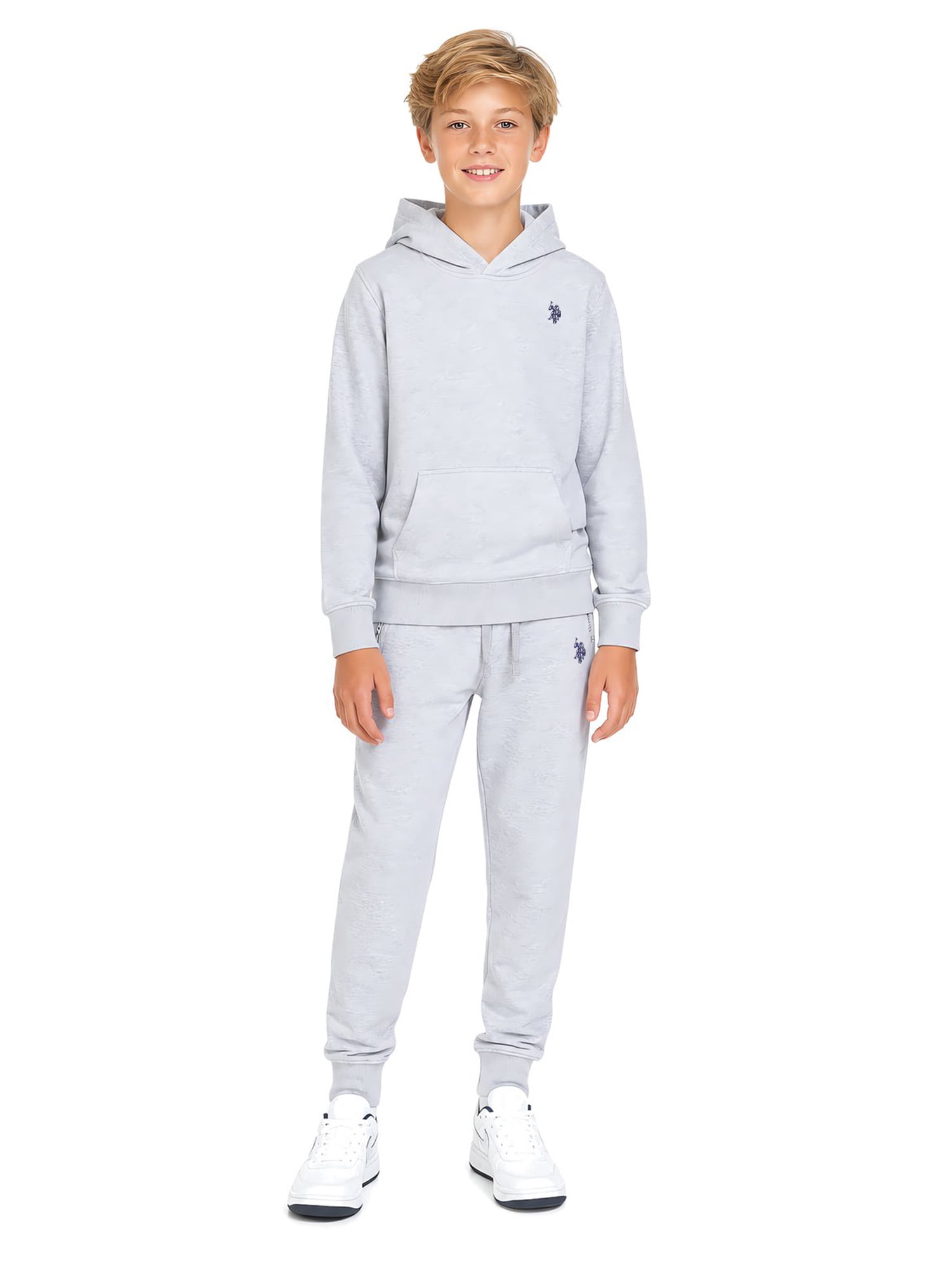 U.S. Polo Assn. Boys Fleece Pullover Hoodie, Sizes 4-18