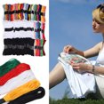 thumbnail image 3 of Ccdes 100Pcs Cross Stitch Thread Embroidery Sewing Supplies Craft Counting Tailor for Beginner Kids,Cross Stitch Thread,Cross Embroidery Thread, 3 of 8