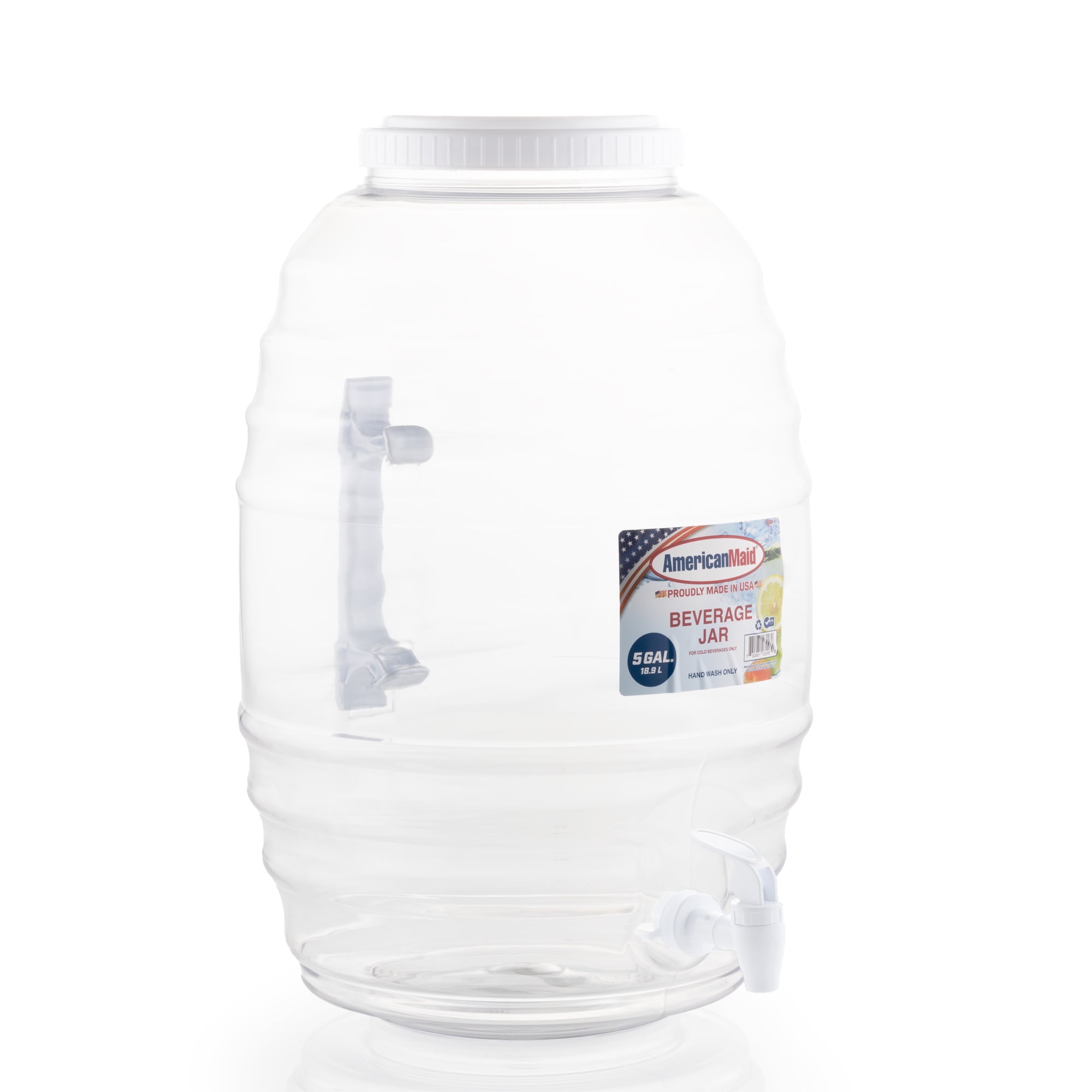 American Maid Plastic Beverage Jar with Spigot, Assorted - Shop