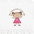thumbnail image 4 of Inktastic My Grammie Loves Me Girls Toddler Dress, 4 of 5