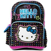 FAB Starpoint Hello Kitty 16" Rainbow Polka Dot Backpack