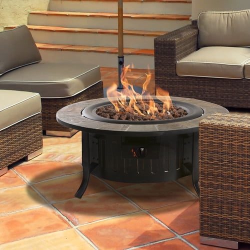 Bond Bolen Steel Gas Fire Table