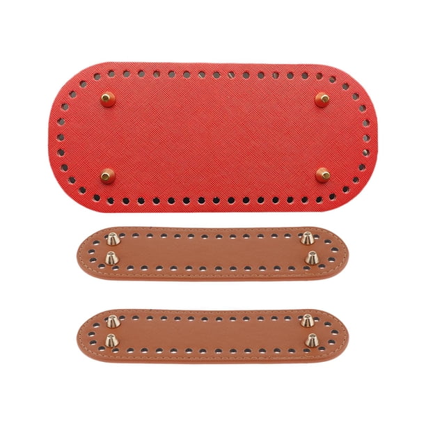 3 Bolsas de Tejido Hechas a Mano Yinane Rojo Fondos de totalizador