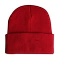 thumbnail image 1 of Qarigey Sombreros de punto de otoño, gorra bordada portátil para mantener el calor, gorro y cálido para esquiar a la moda cómodo para fiesta al Sombreros Vino rojo Qarigey AP013233-04, 1 of 6