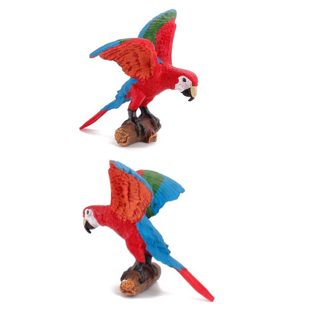 Fiudx Ofertas Flash Del Día Solo En Línea Figuras De Juguetes De Loros Para Decorar El Hogar, Educación Preescolar