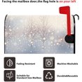 thumbnail image 6 of Wonderland Christmas Mailbox Cover Fairy Tale Merry Christmas Winter Holiday Magnetic Mailbox Covers Happy New Year Mail Box Wraps Post Letter Cover for Yard Home Standard Size 18x21 Inch, 6 of 6