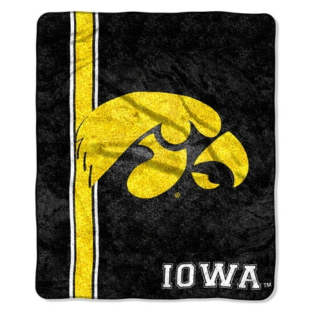 Iowa Hawkeyes NCAA Sherpa Throw (Jersey Series) (50in x 60in)
