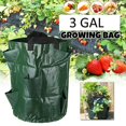 thumbnail image 5 of El jardín colgante crece los bolsos del libro de hierbas de la flor de la fresa del tomate de los bolsos la fresa de 3 galones crece la hierba del PE de los bolsos, 5 of 5