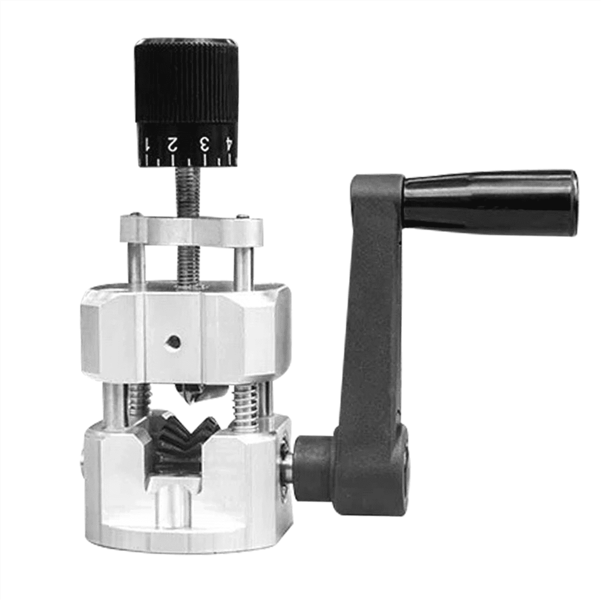 Portable Wire Stripper Aluminum Alloy Manual Wire Stripping Tool 2-20mm Cable Electric Peeling Machine with Hand Crank,1 x Household Wire Stripper,Silver