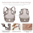thumbnail image 6 of Lovevook Women's Waterproof Fabric 17.3" Laptop Backpacks, Nude, 6 of 8