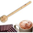thumbnail image 3 of Molinillo en madera - Batidor de Madera Hecho a Mano para Espumar - Batidos, Chocolate - Handmade Wooden Whisk Frother - Milkshakes, Chocolate - Imported from Colombia, 3 of 4
