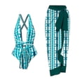 thumbnail image 1 of 2023 traje de baño Vintage conservador de una pieza conjunto de traje de baño de aguas termales para mujer [envío gratis], 1 of 5