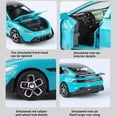 thumbnail image 5 of 1:32 New Energy SU7 ONE Car Model Toys Alloy Diecast Pull Back Doors Opened Sound Light Decoration Vehicle Models for Children, 5 of 9