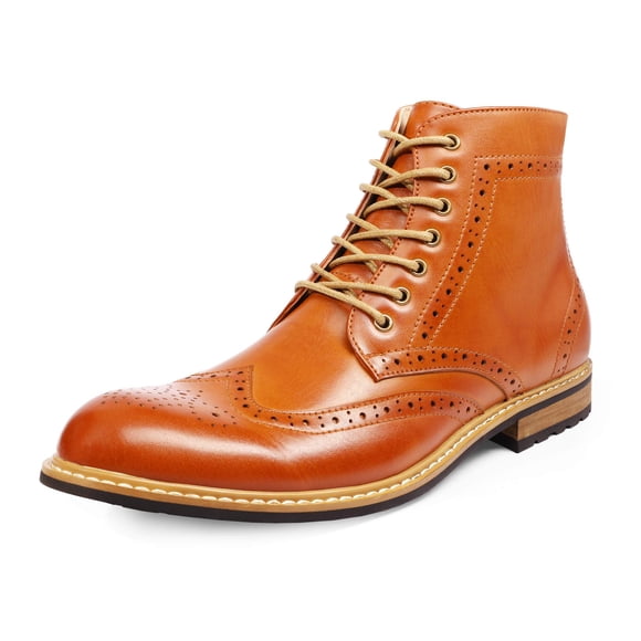 Botines de Vestir para Hombre Bruno Marc BERGEN-01 Marrón Talla 10.5