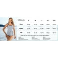 thumbnail image 2 of Sociala Tankini Tops for Womens Ruffled Flounce Swimsuit Tops with padded Bathing Suits Tops Only, 2 of 6