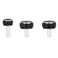 thumbnail image 2 of Air Condition Knob, 3PCS/Set Aluminum Alloy ABS -Hatched Design Durable Climate Controller Knob  For Car, 2 of 8