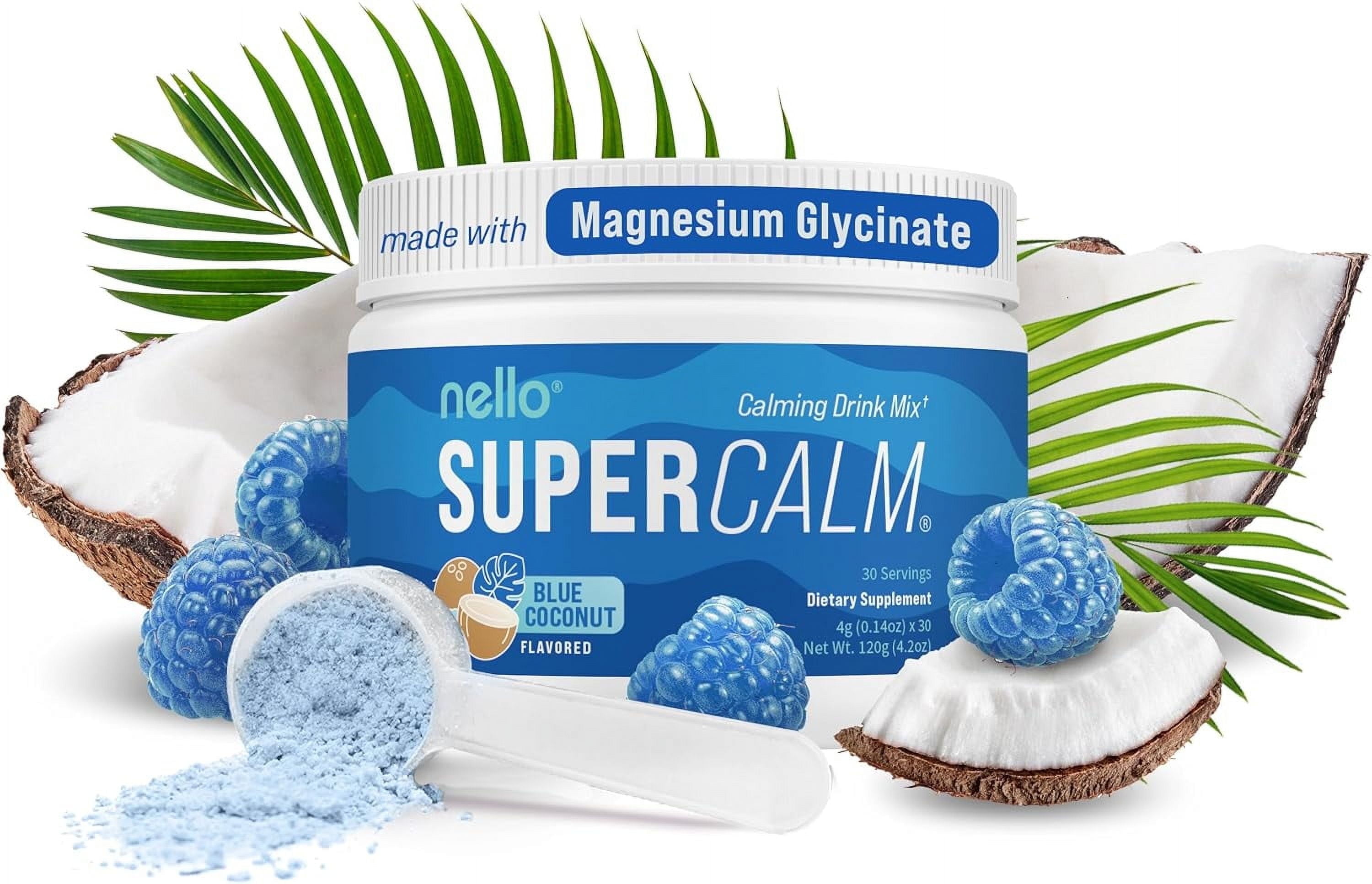 Nello Supercalm Drink Mix - Ashwagandha KSM 66, Magnesium