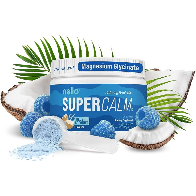 Nello Supercalm Drink Mix, Ashwagandha KSM 66, Magnesium Glycinate