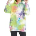 thumbnail image 3 of Besolor Kids Pullover Hooded Sweatshirt Tops Boys Girls Tie-Dyed Long Sleeve Hoodies Casual Loose Fall Outfits 4-14 Years, 3 of 6