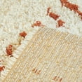 thumbnail image 2 of Carson Carrington  Taxinge Shag Area Rug White/Orange 2'2" x 7' Runner 6' Runner, 8' Runner Off-White, 2 of 5