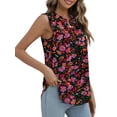 thumbnail image 2 of Mengpipi Womens Casual Tank Top Sleeveless Summer Shirts V-Neck Comfy Blouse for Work S-XL, 2 of 5