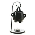 thumbnail image 6 of Hanging Cauldron Oil Lamp under $5! Bzdzmqm Hanging Witch Cauldron Aroma Lamp, Ceramic Oil Warmer and Wax Melt Burner with Iron Stand, Decorative Essential Oil Diffuser for Home Fragrance, Halloween, 6 of 8