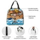 thumbnail image 4 of Easygdp Animals on Noah's Ark Floating Bolsa Térmica Premium - Tela Oxford Impermeable, Gran Capacidad, Bolsillo Frontal, Unisex para Trabajo, Escuela, Actividades al Aire Libre y Picnics, 4 of 8