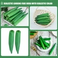 thumbnail image 3 of GARVALON 10Pcs Artificial Okra Green Foams Simulation Vegetable Home Decoration Educational Model, 3 of 8