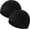Set A-black,black, variant on 2 Pieces Cotton Skull Caps for Men Women Helmet Liner Breathable Sleep Hat Chemo Headwear Running Cap
