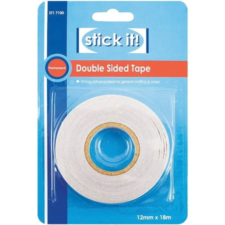 Stick It! Permanent Double-Sided Tape 12mmX18m-