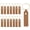 Brown, variant on PU Leather Keychain Blanks Bulk Laser Engraving Key Fob Kit with Rings Dark Gray -