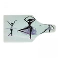 thumbnail image 1 of Ballet Cutting Board, Ballerina Silhouettes Practising Classic Dance Performing Theatrical Art, Decorative Tempered Glass Cutting and Serving Board, in 3 Sizes, by Ambesonne, 1 of 2