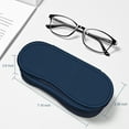 thumbnail image 5 of Fintie Double Sunglasses Case – Soft Portable Eyeglasses Pouch with Carabiner Clip, Dual Zipper Compartments for Men & Women, Dark Blue, 5 of 7