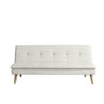 thumbnail image 4 of Serta Tennyson Modern Convertible Sofa, Cream Fabric, 4 of 17