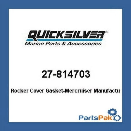 New Mercury Mercruiser Quicksilver Oem Part # 27-814703 Gasket