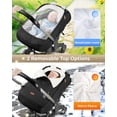 thumbnail image 2 of Cobertor para Silla de Auto de Bebé YOREPEK 69x43 cm Impermeable y Cálido, 2 of 7