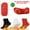 Multicolor, variant on 3pcs Self-Heating Socks Comfortable Stretch Durable Massage Warm and Cold-Resistant Washable Heated Cotton Socks
