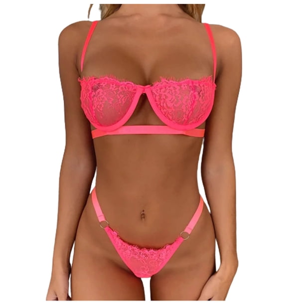 Ropa interior de mujer Sujetador Bragas Ropa interior Calzoncillos Lencería Juegos de rol Fridja nalpqowj43788