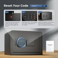 thumbnail image 4 of SRWTRCHRY 0.7 Cu. ft. Safe Box,Keys & Digital Keypad Lock, Home Safe for Money, Wall Mountable, Black, 4 of 12