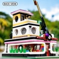thumbnail image 5 of Music Store & Car Wash Street View Modular City Building Block Set, 2,168 Pieces with Light Kit Toys & Bricks, 5 of 8